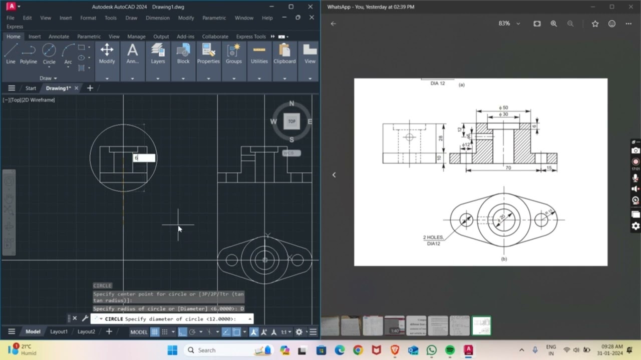Shaft Support   Made in AUTOCAD