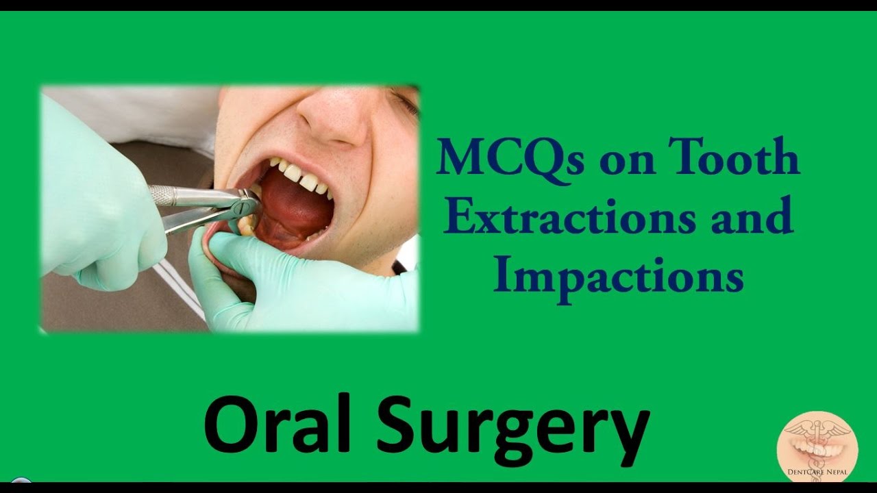 Oral Surgery MCQs : Exodontia and Impactions  for  NBDE, NDEB, AIPGEE, AIIMS, ADA, etc.
