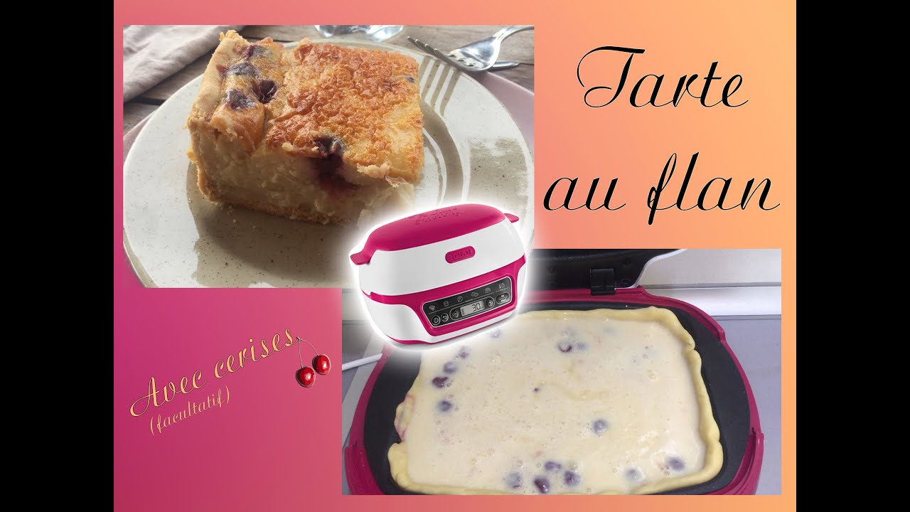 Recette de la tarte au flan pâtissier à la vanille au Cake Factory