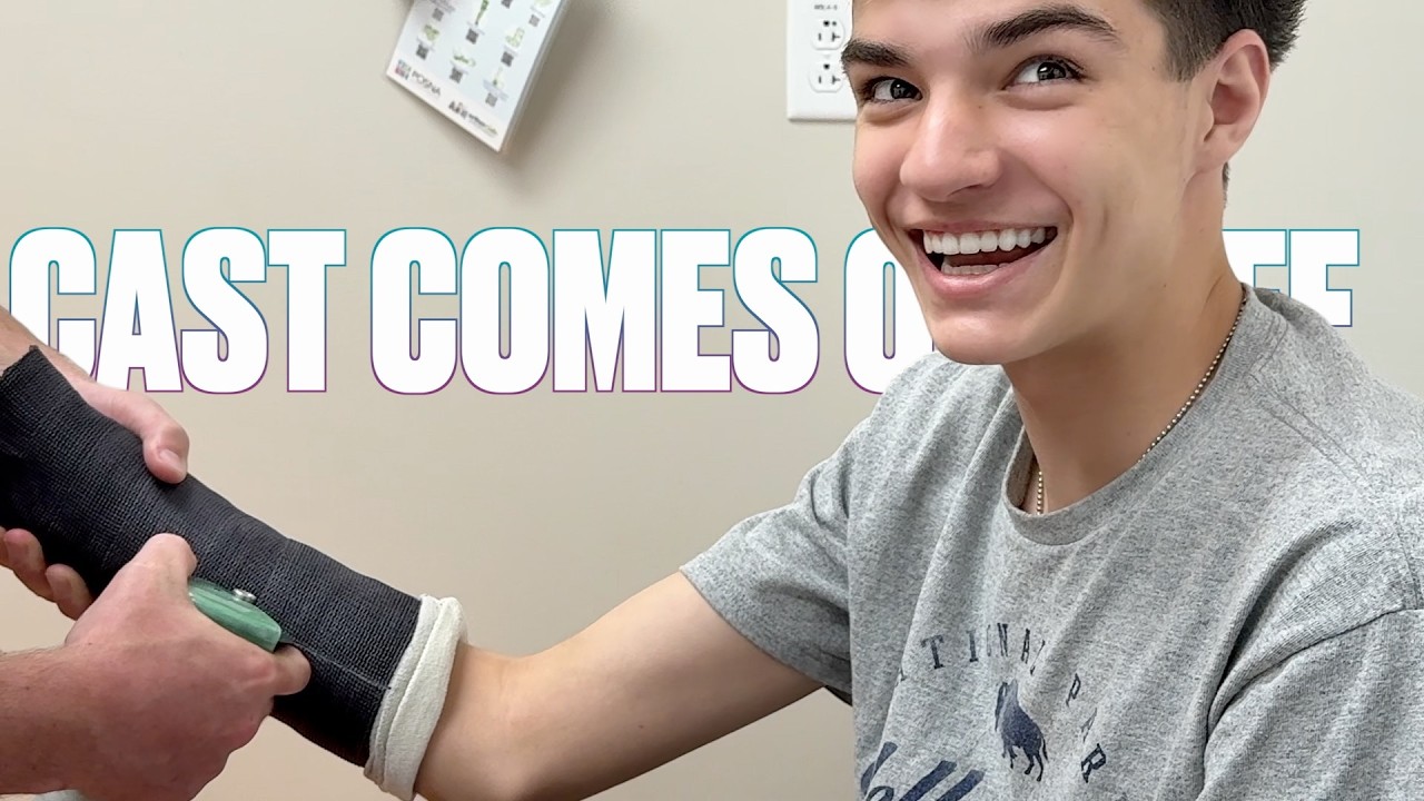 GETTING CAST OFF BROKEN RIGHT ARM AFTER SCARY CAR CRASH ACCIDENT