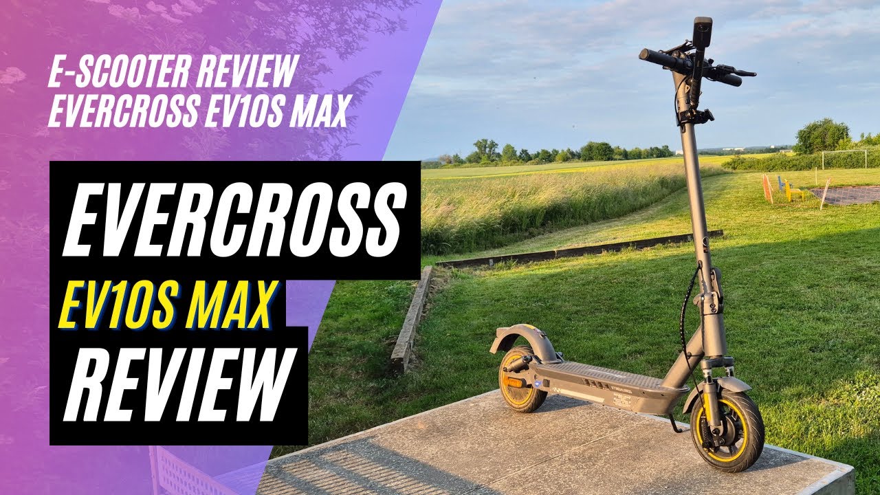 🛴 Evercross EV10S MAX 🔍 Review nach ca. 125 km (48V, 27AH, 500W)