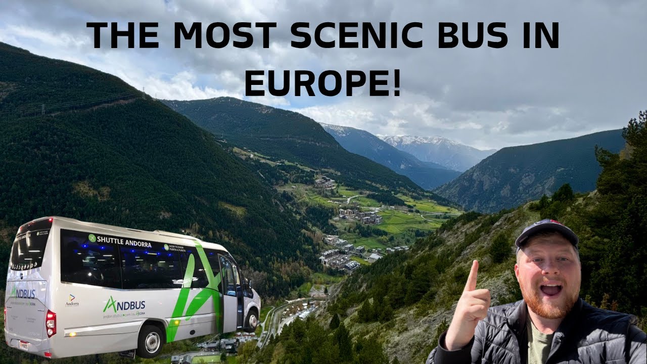 My Scenic Bus Ride to Andorra 🇦🇩 | Hidden Gem in the Mountains!