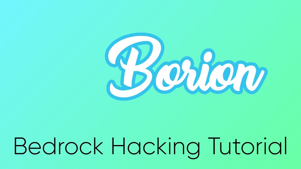 Bedrock hacking tutorial(PC ONLY)