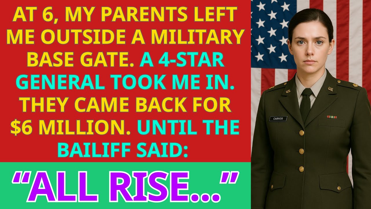 Parents Abandoned Me At 6 Outside A Military Base Gate—Then Sued Me For $6M A 4 Star General Left Me