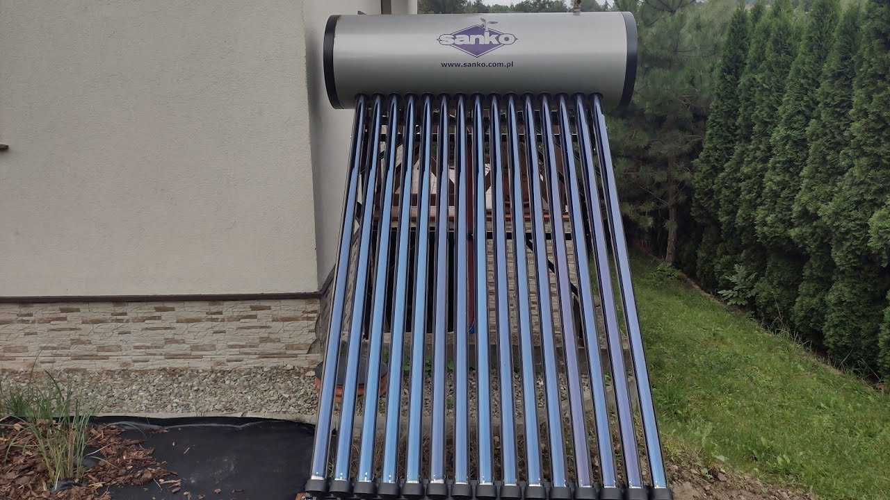 Ciepła woda za darmo-kolektor słoneczny ciśnieniowy -hot water for free pressure solar collector