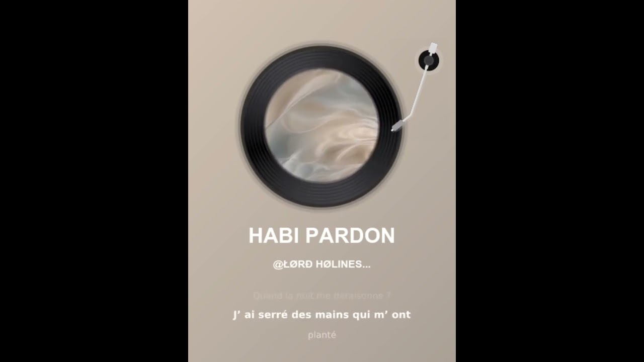 LORD HOLINESS : HABI PARDON 