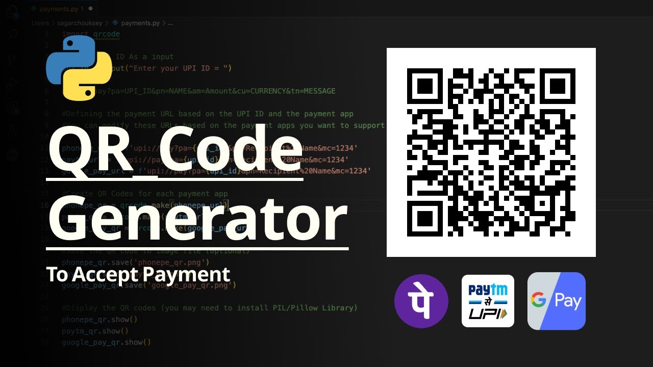 Accept Payments with Python | Python Project for Beginners