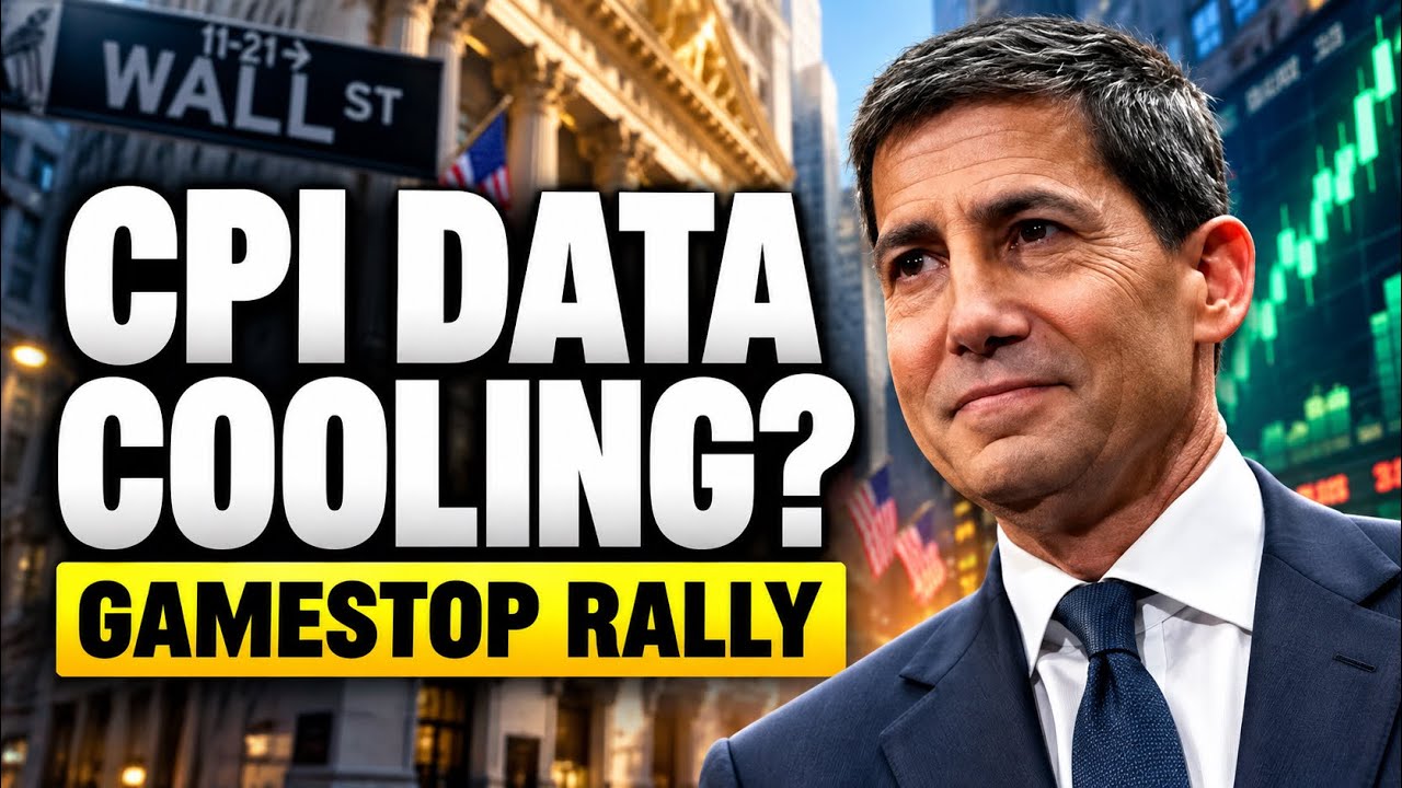 CPI DATA LIVE 🚨 $GME Rally Again + $ASML Earnings | Live Trading Stock Market Today