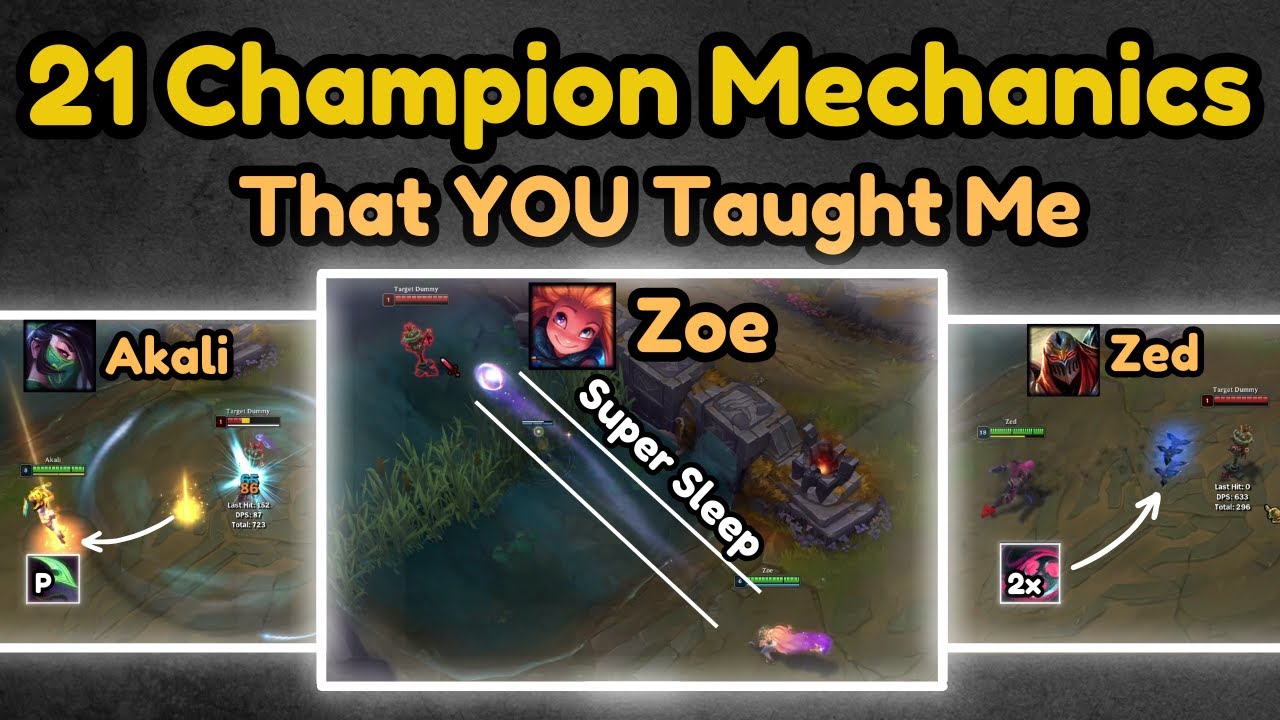 21 More Champion Mechanics ONLY 1 Tricks Could Know