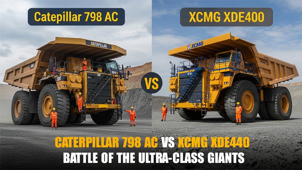 Caterpillar 798 AC vs XCMG XDE440
