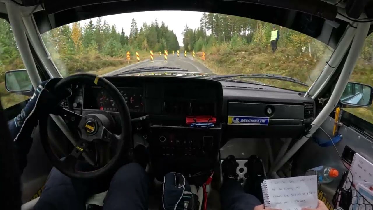 Rally Hedemarken 2024 ss2 Robin Thörnberg/Elinor Thörnberg