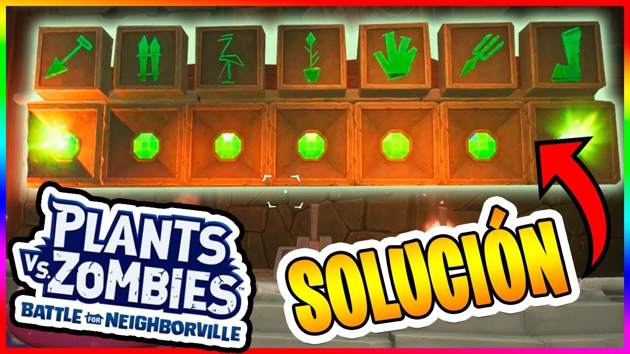 SOLUCIÓN del ACERTIJO del TEMPLO SECRETO  Plants vs zombies Battle for Neighborville