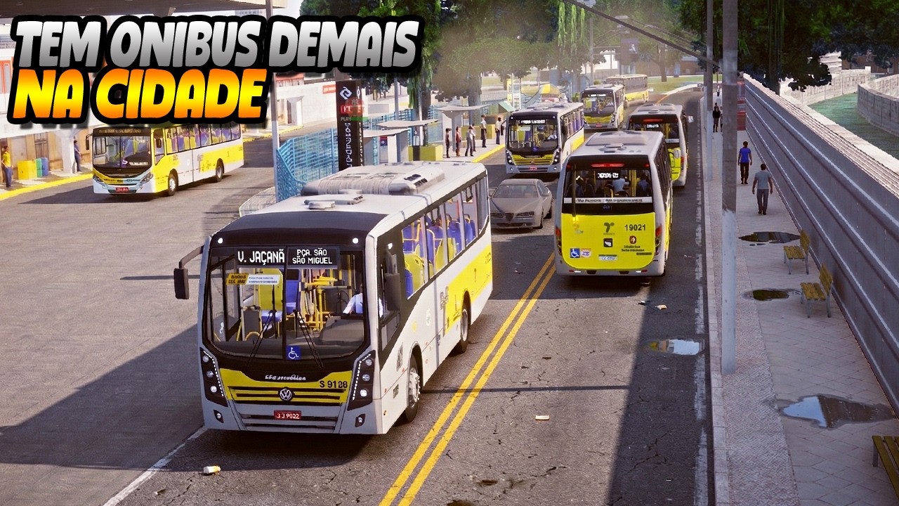 CIDADE DE S&Atilde;O PAULO QUE MAIS TEM ONIBUS NAS RUAS - PROTON BUS SIMULATOR