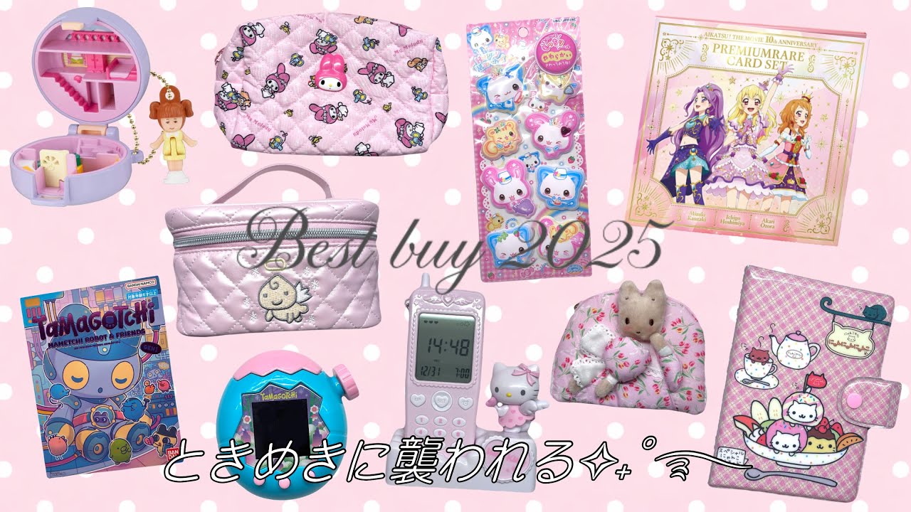 【ベストバイ2025】買ってよかったもの10選🎀シール/たまごっち/サンリオ/アイカツ/シール帳