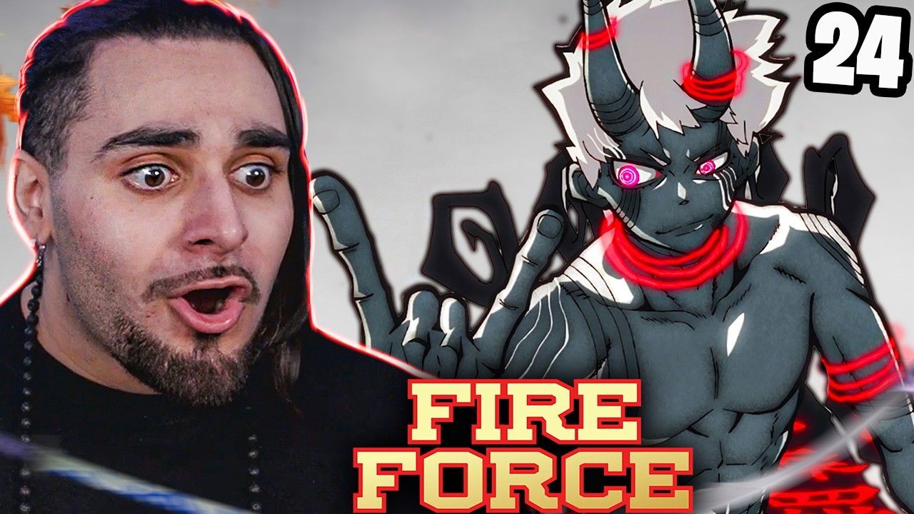 ШИНРА БАНСЁ, ЧЕЛОВЕК!! | Реакция Fire Force 3 сезон 24 серия