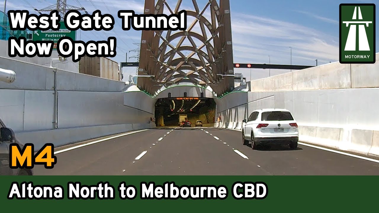 West Gate Tunnel now open! Driving Melbourne's new M4 tollway in both directions [4K]