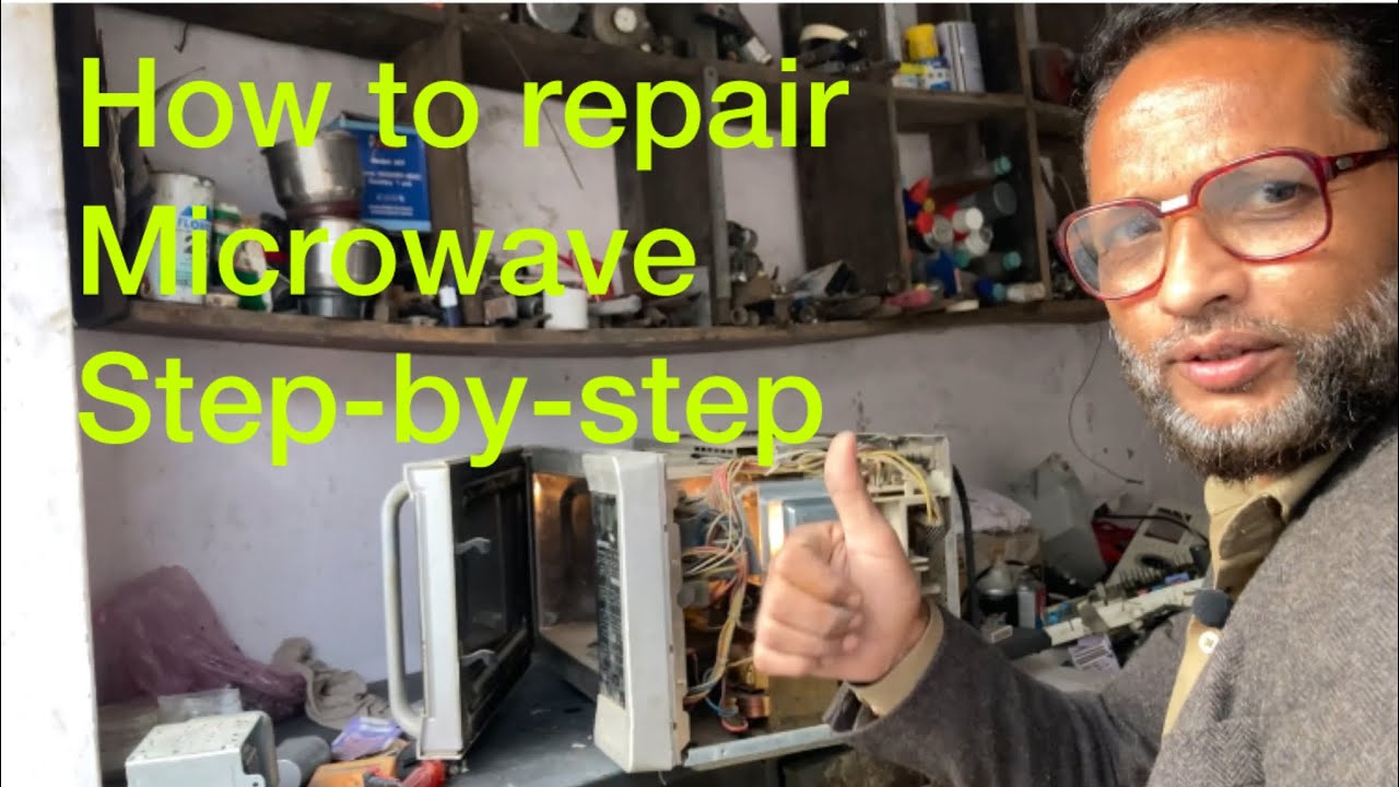 How to repair, LG, microwave, step-by-step guide @Themechanictools14 