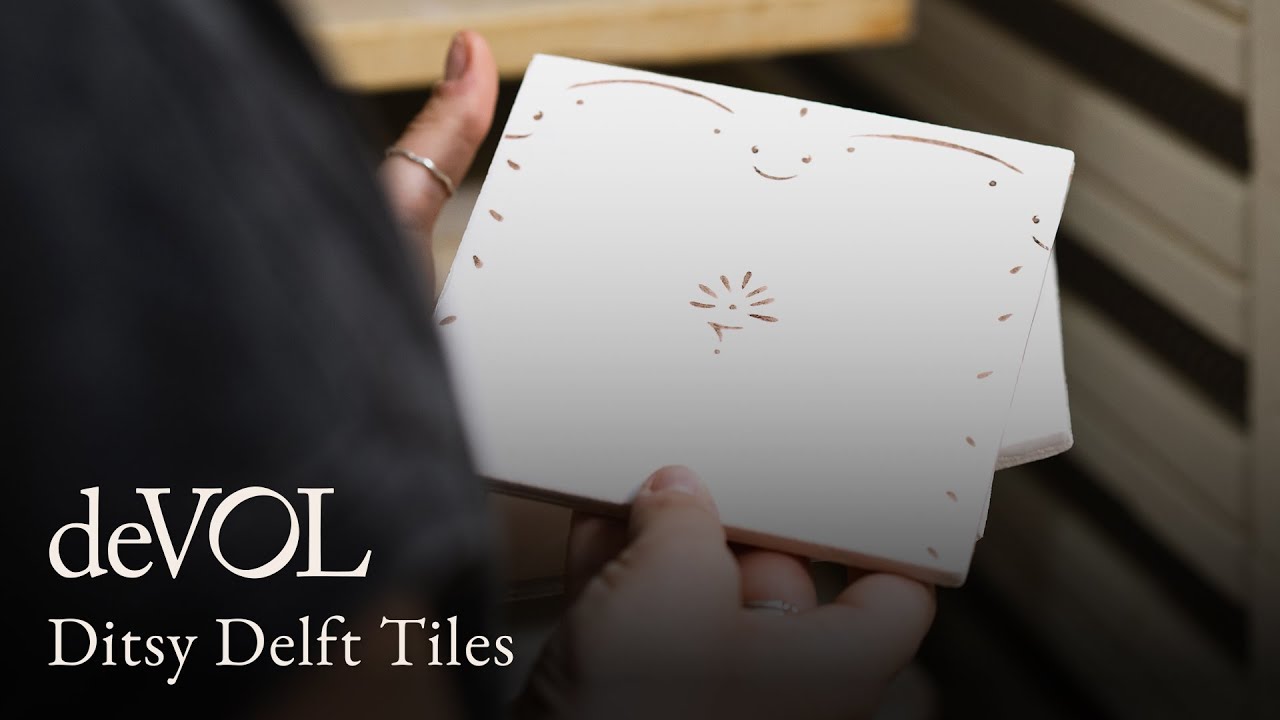 Ditsy Delft Tiles by deVOL | A Maker's Story