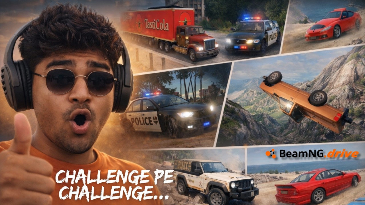 I Tried Random Challenges in BeamNG.drive