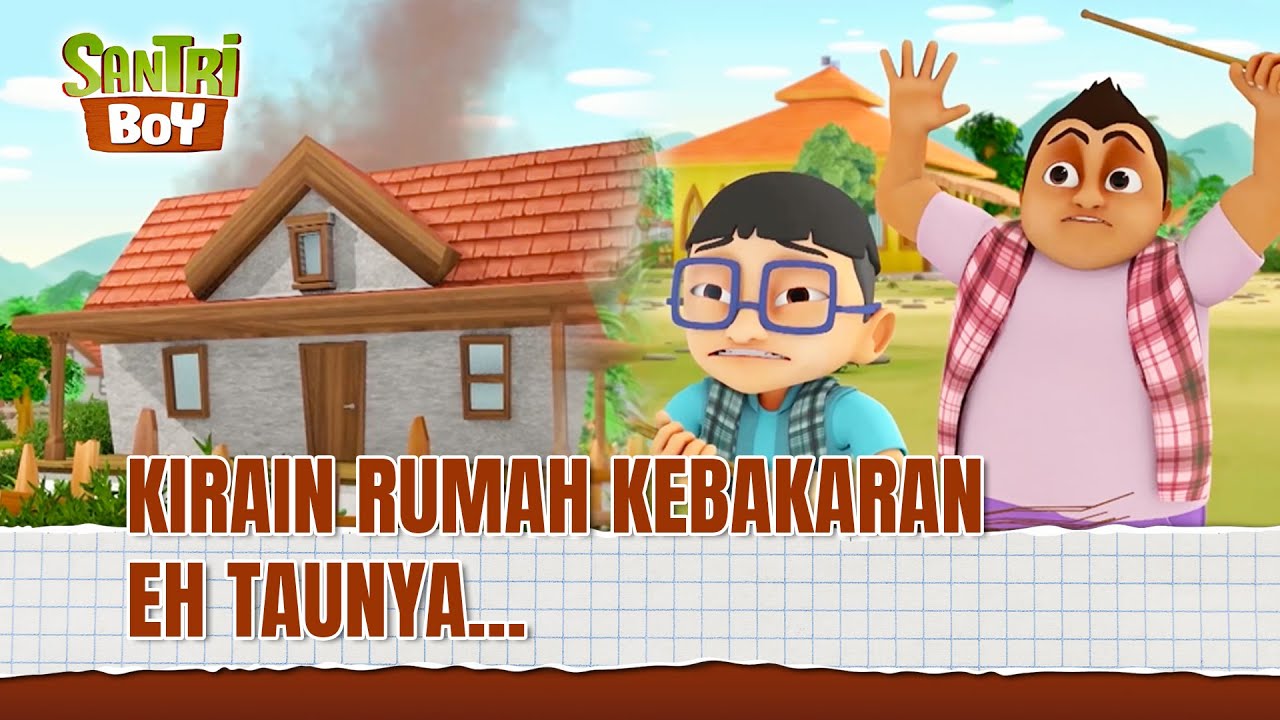 Semua Warga Panik, Taunya Cuma Lagi Bakar... | Santri Boy ANTV (FULL)