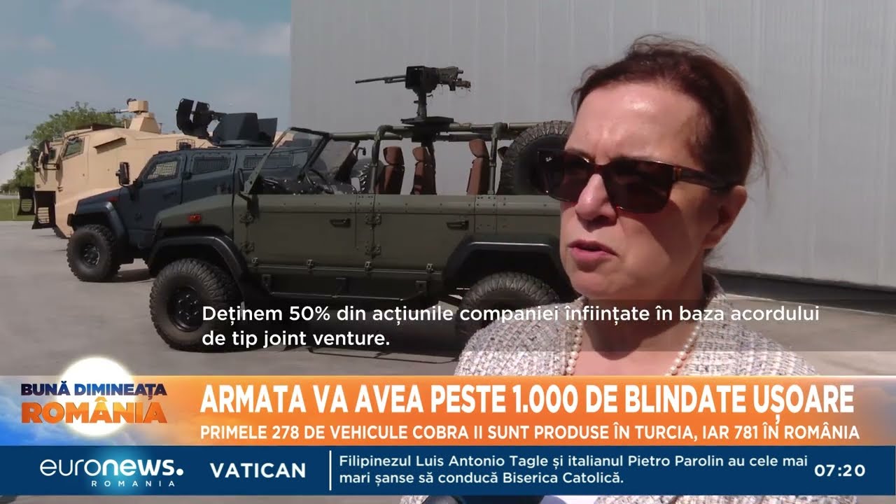 EXCLUSIV. Cum sunt construite blindatele Cobra II destinate României