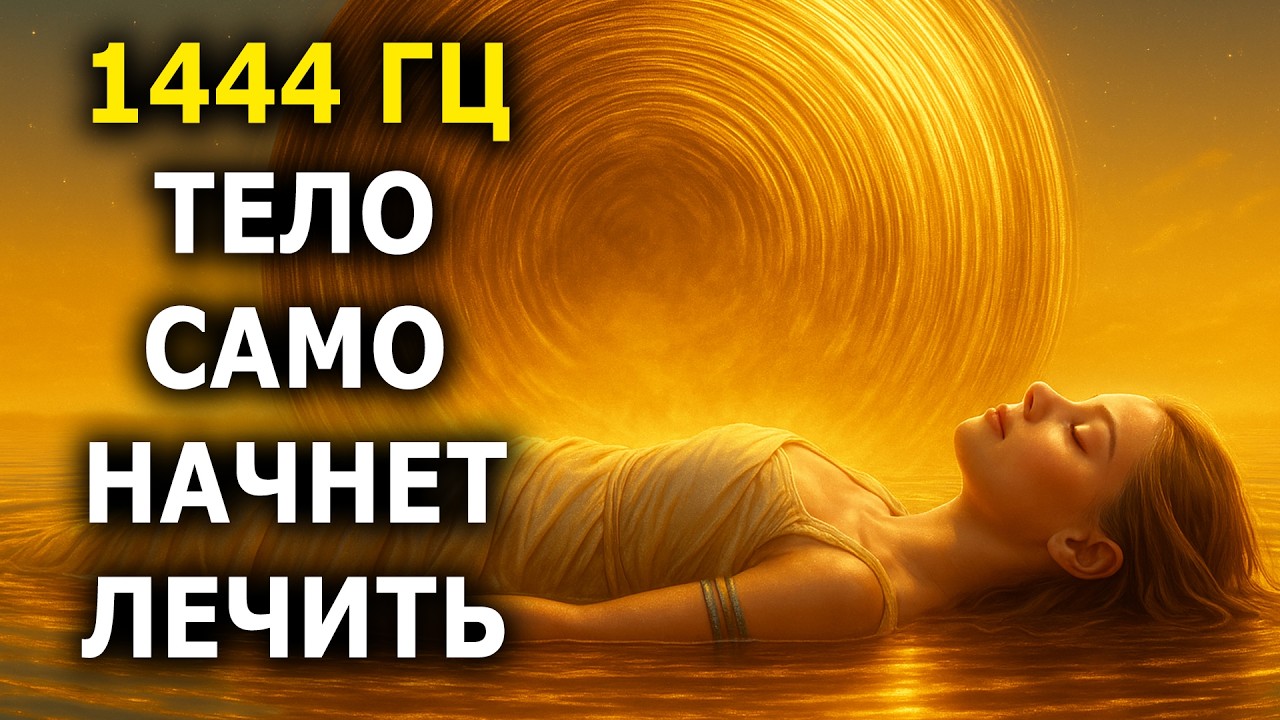 1444 Гц &mdash; Мощная Частота Полной Регенерации | Твоё Тело Обновляется Пока Ты Спишь