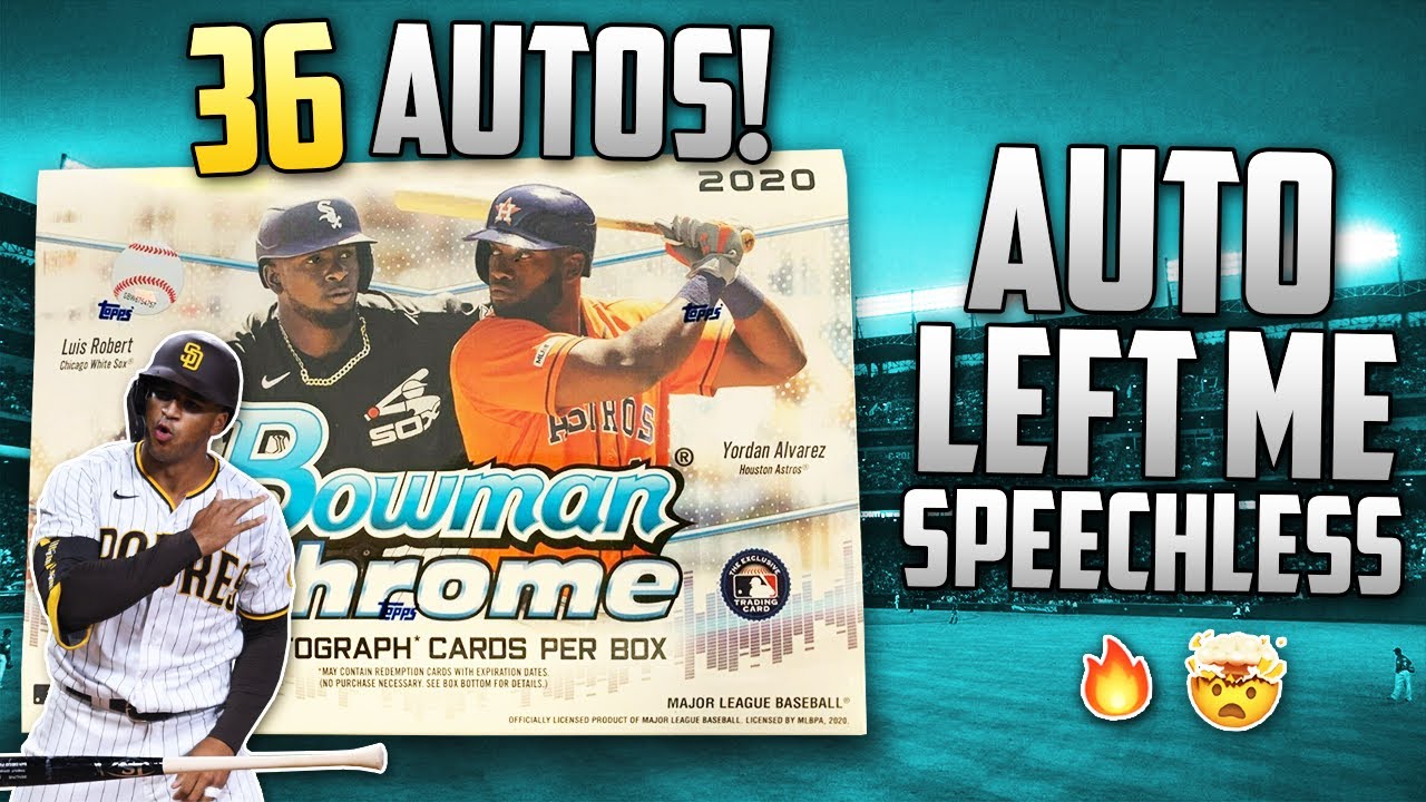 MASSIVE CARD!! 😮🔥 2020 Bowman Chrome
