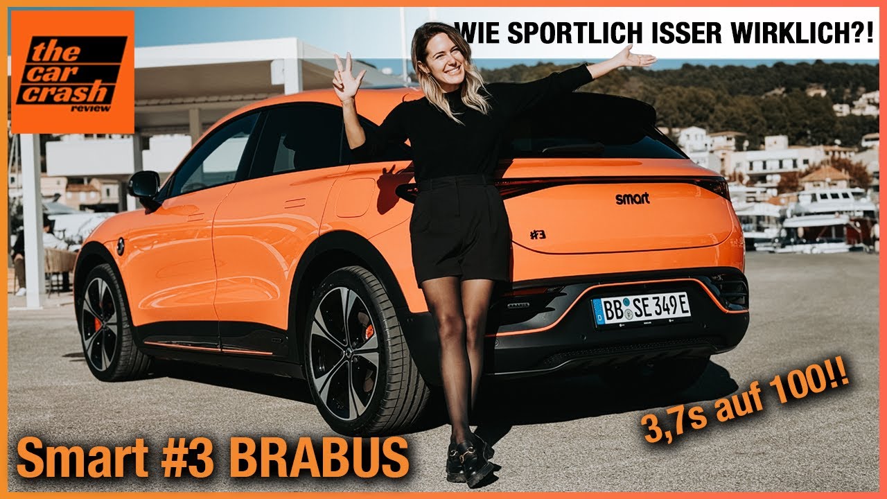 Smart #3 BRABUS im Test (2024) Wie sportlich ist das Elektro SUV Coupé? Fahrbericht | Review | Preis