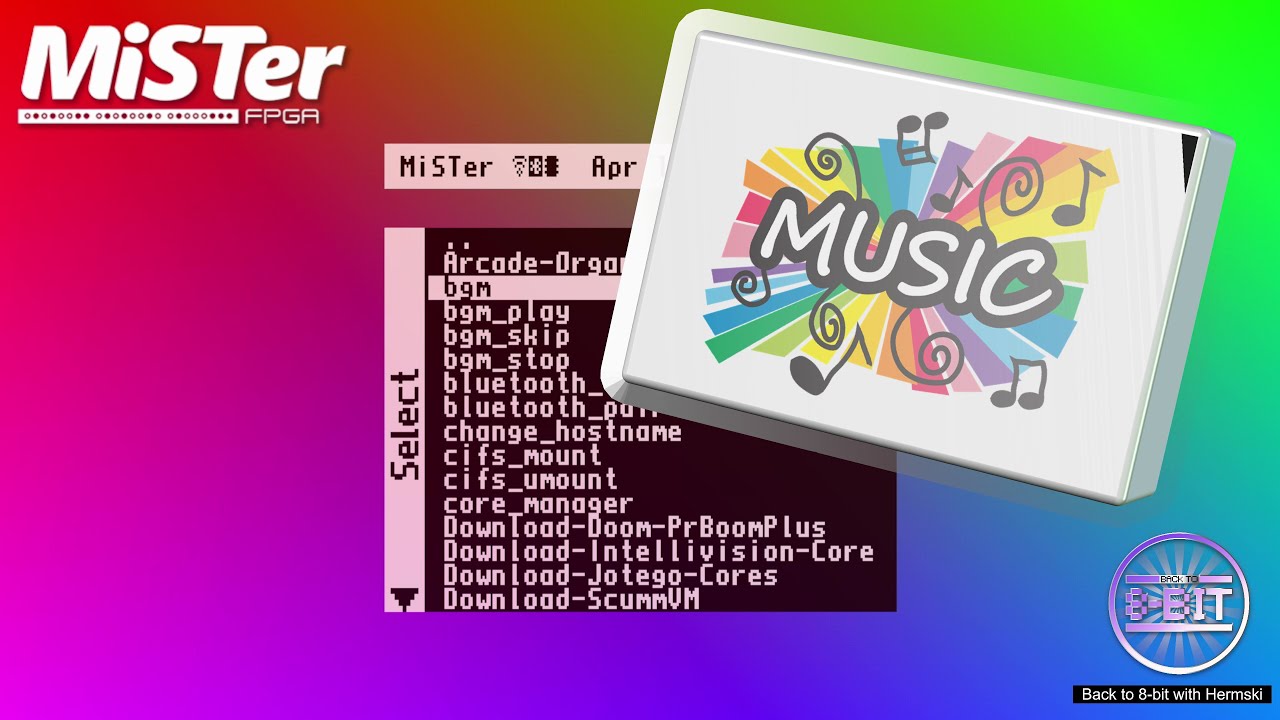 Add a Music Playlist Script To Your MiSTer FPGA Menu - BGM Script.