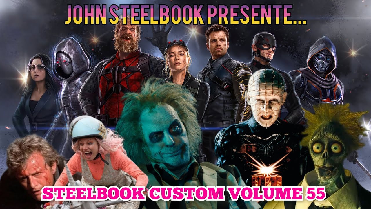 Steelbook Custom Volume 55 ( 4 créations + 8 modifications)