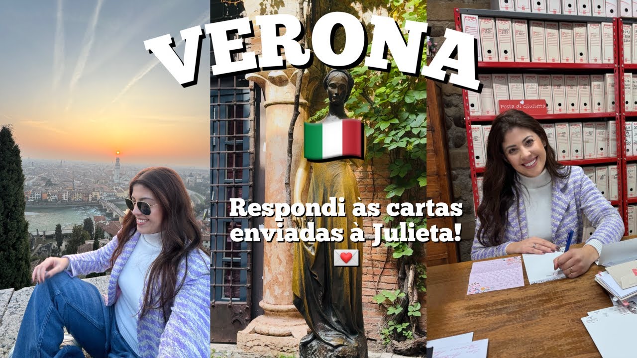 Vlog de experiências por Verona! Respondendo as cartas para Julieta 🥹💌