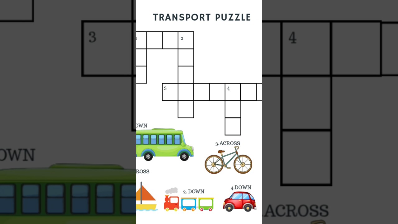 Crossword puzzles for younger kids #shorts #crossword #puzzle