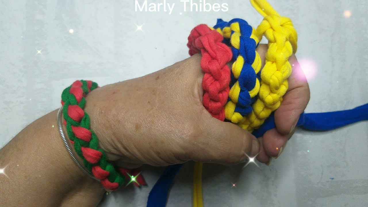 Como fazer cordão romano sem agulha Marly Thibes