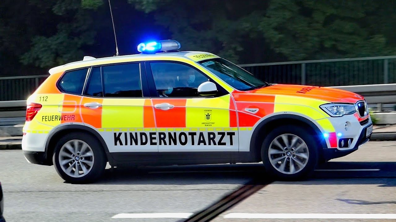 [Pressluftvergleich Vorher-Nachher] Kinder-NEF Berufsfeuerwehr München FW1 Mitte
