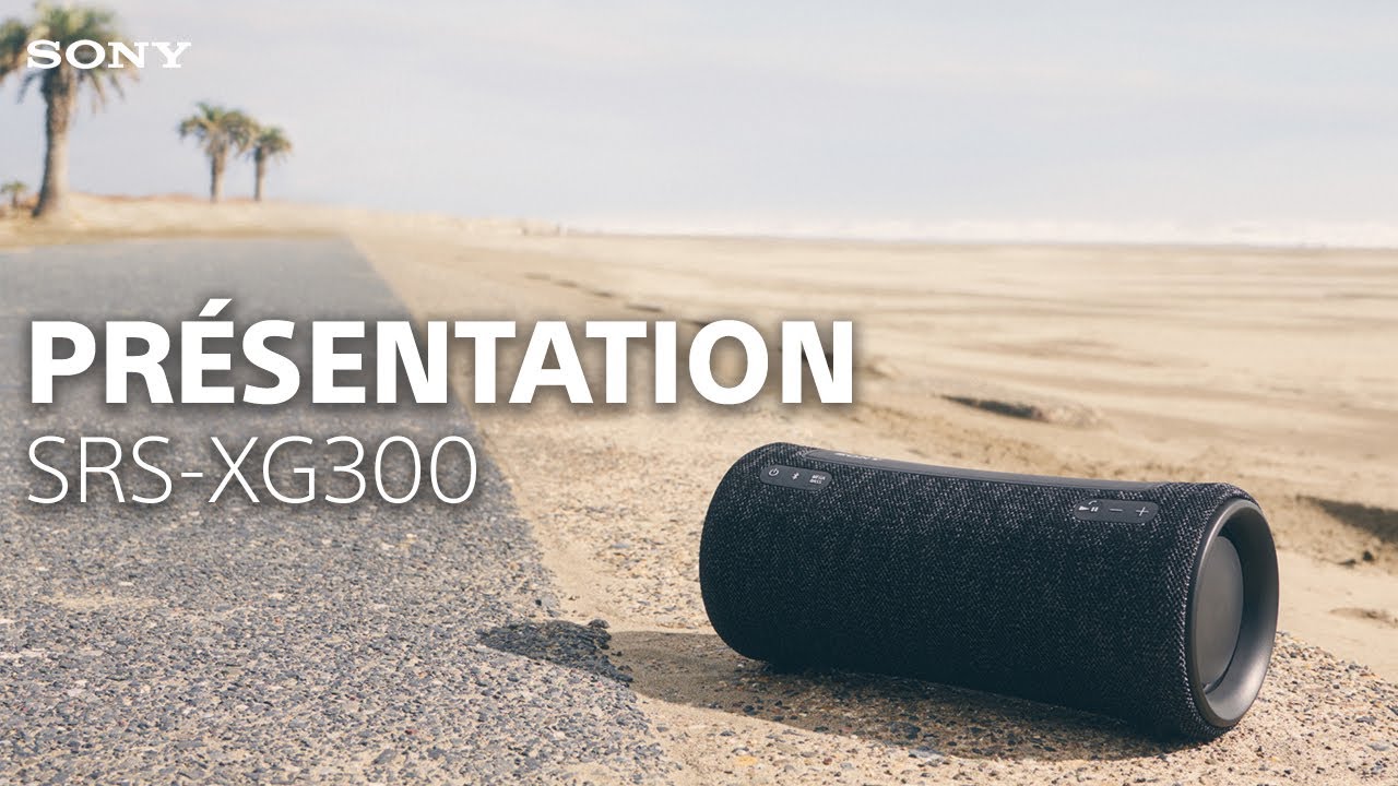 D&eacute;couvrez l'enceinte sans fil portable SRS-XG300 de Sony