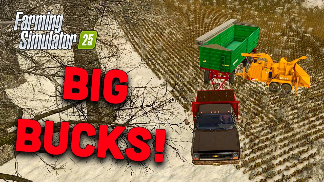 Farming Simulator 25 - Making Major Money With Woodchips!
