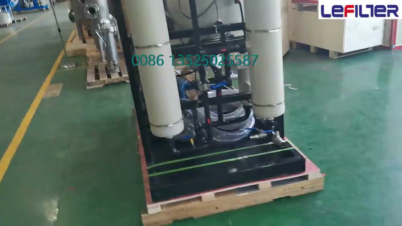 LYC-100J coalescence dehydrated oil filter machine