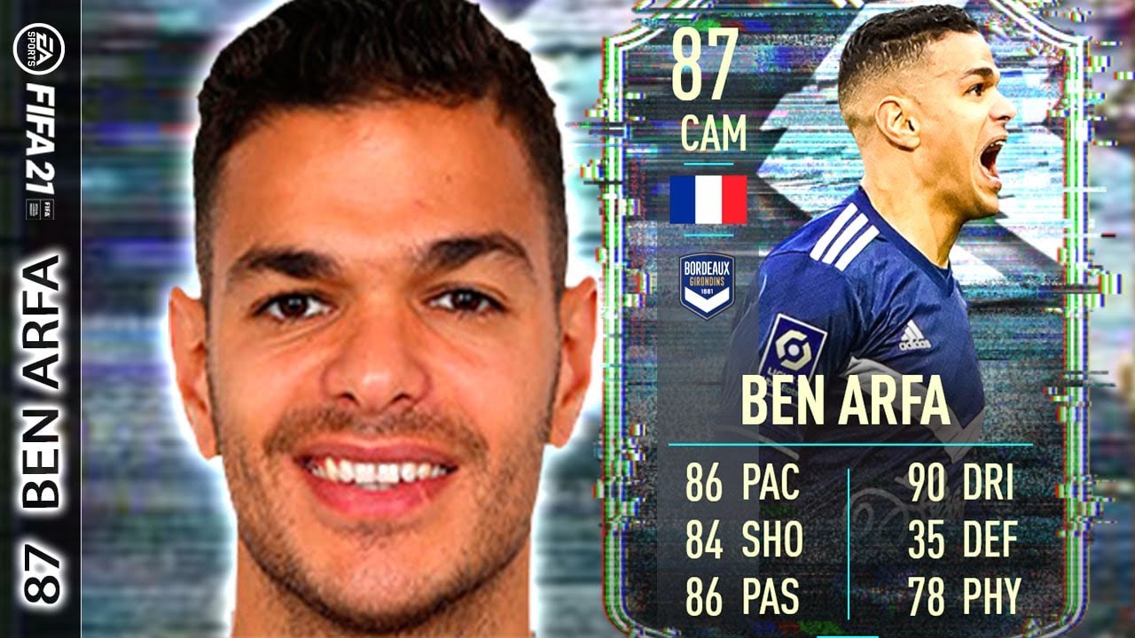 UNA CARTA MUY DIVERTIDA, PERO &iquest;RENDIR&Aacute; BIEN?  87 Hatem BEN ARFA FIFA 21 PLAYER REVIEW FLASHBACK SBC
