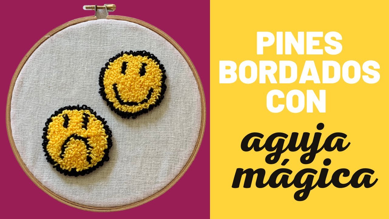 PINES CON PUNCH NEEDLE