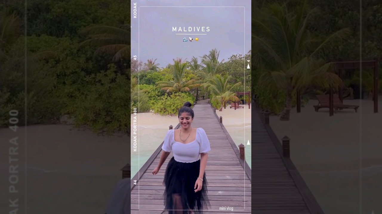 Megha akash latest video #maldives #megha #meghaakash #vacation