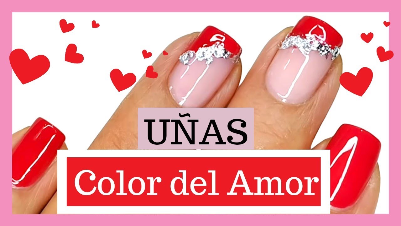 Diseños de Uñas cortas 2024 en Color Rojo/Las Ideas más Fáciles en Tendencia