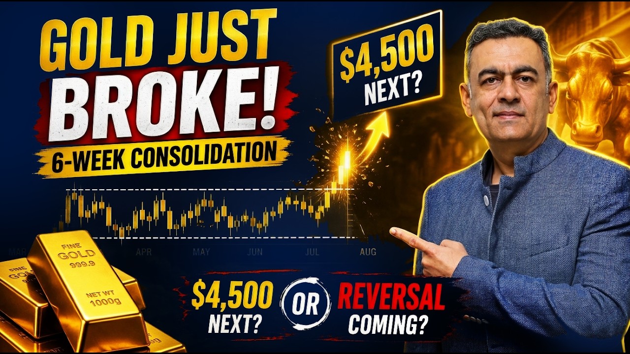 Gold Just Broke 6-Week Consolidation! 🔥 $4,500 Next or Reversal Coming?
