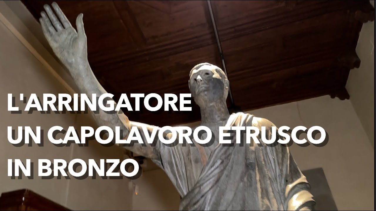 L’Arringatore, il bronzo-capolavoro degli Etruschi che mantenevano la loro identità con Roma