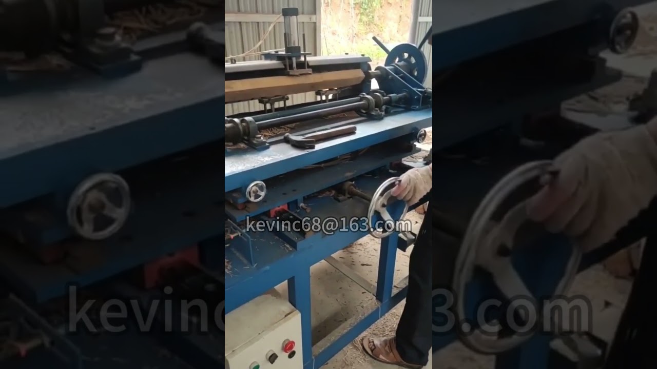 Automatic Wood Hoe Handle Making Machine | High-Efficiency Wood Hoe Copy Shaper Machine