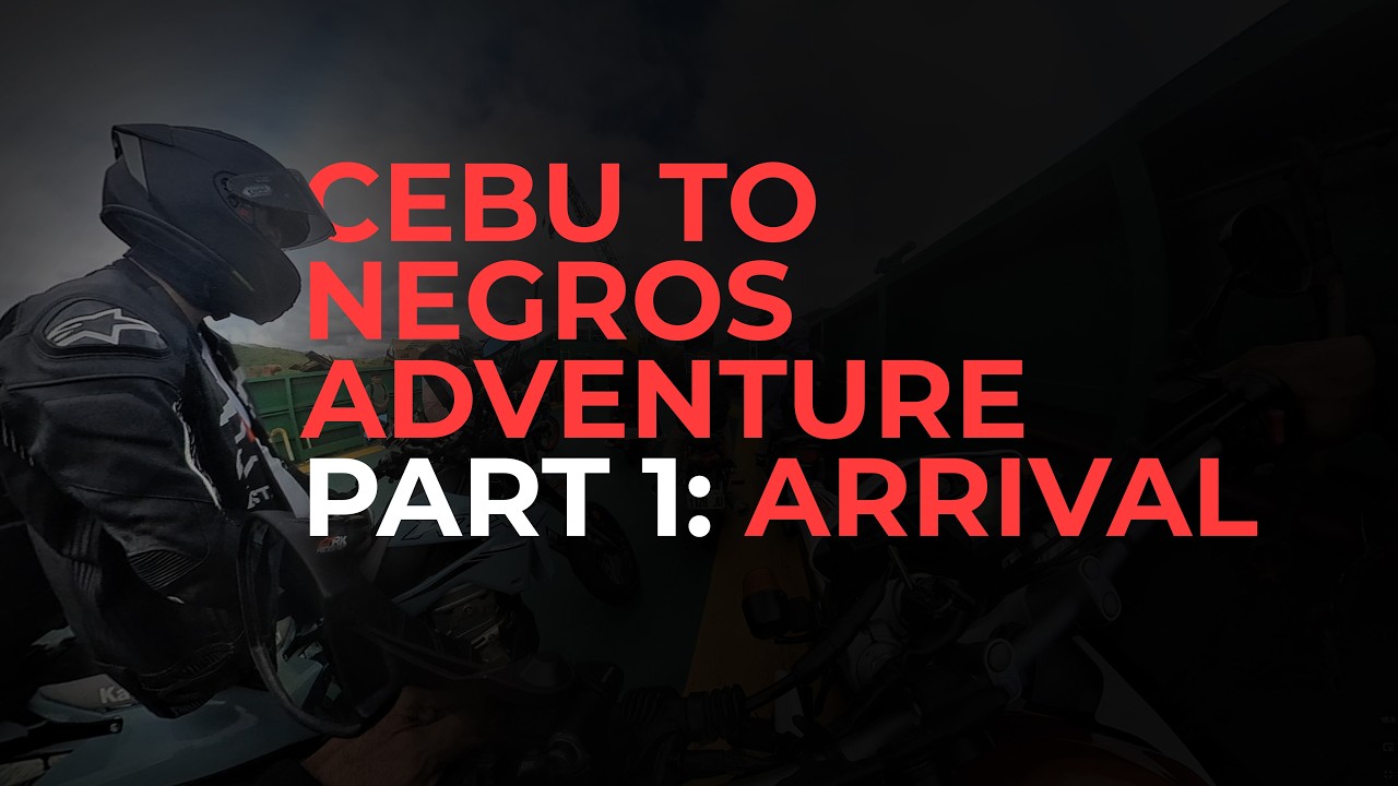 Cebu to Negros Motorcycle Ride 🇵🇭 | Part 1: Barge Crossing & First Ride