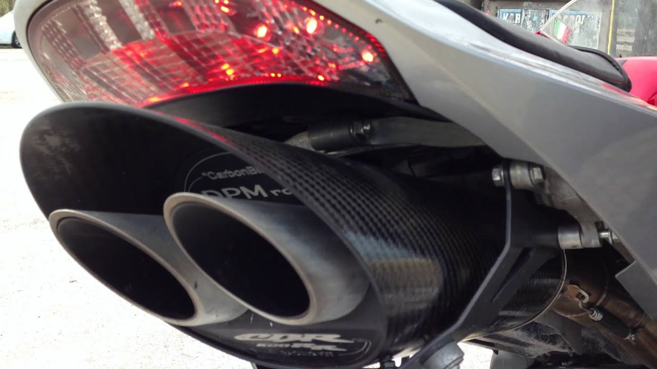 Honda Cbr 600 rr with Dpm Exhaust no DB-killer