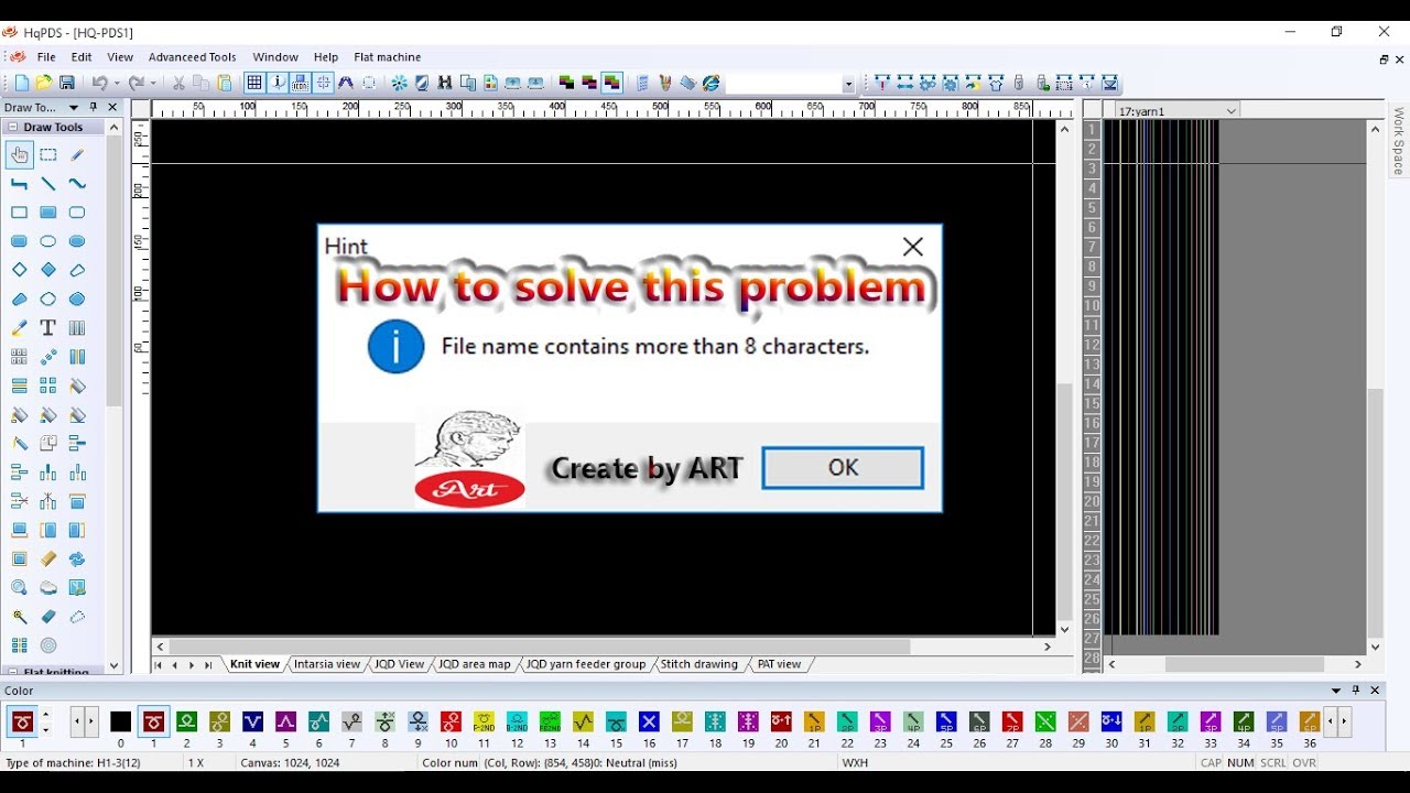 How to use more than 8 character file name in HQ-PDS ?Automatic Jacquard/HQ-PDS Option Setting.