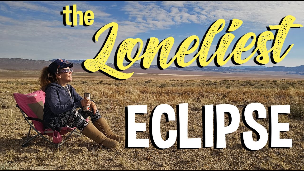 Watching the Annular Eclipse While Boondocking Solo on the Loneliest Road in America