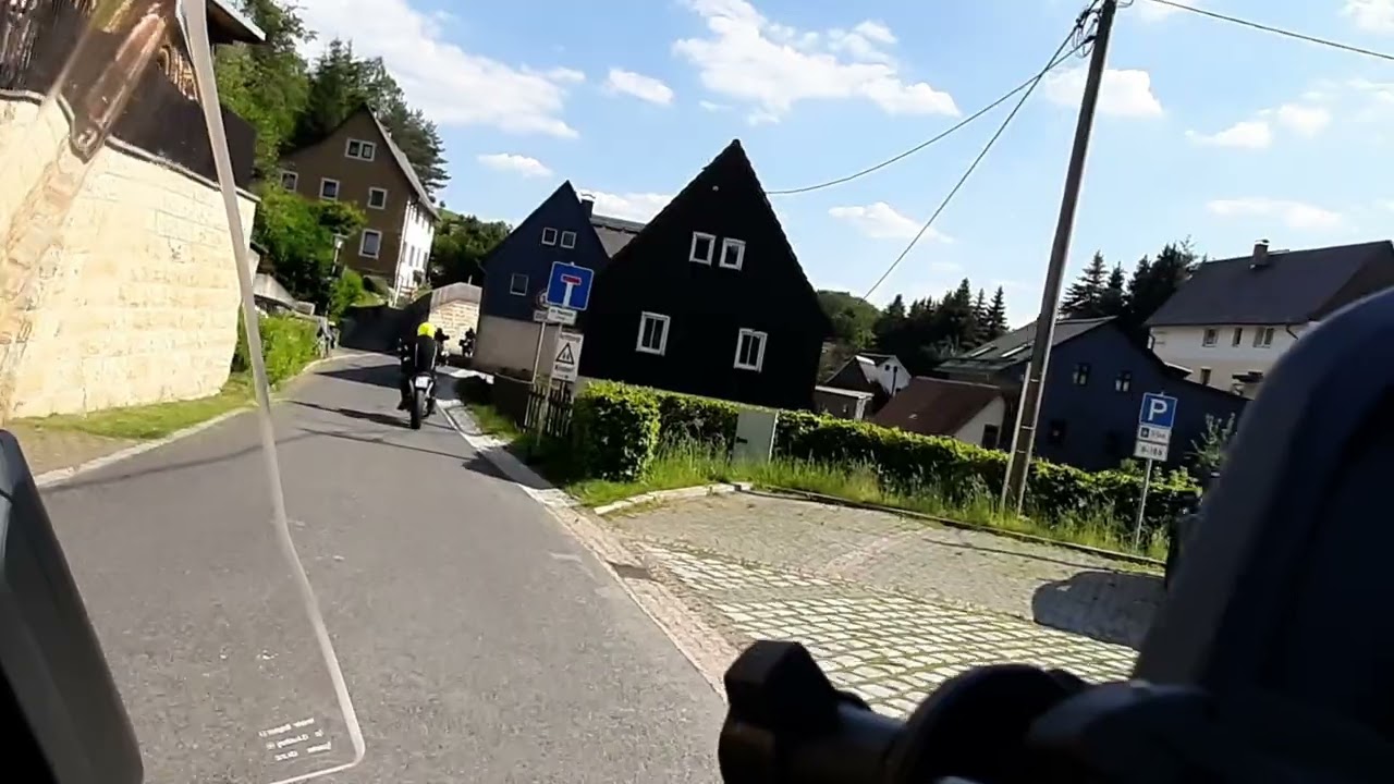 Motorrad Tour Männertag 2024 Goßdorf Kohlmühle Elbsandsteingebirge