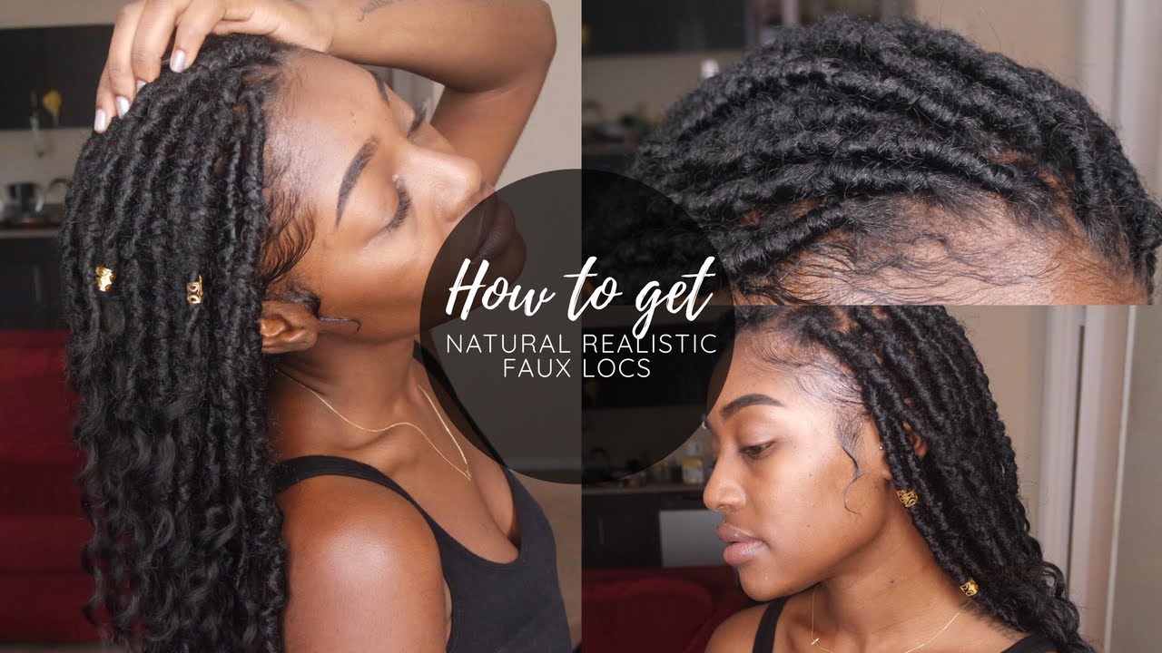 HOW TO: Natural Realistic Faux Goddess Locs | Sabrina Mills